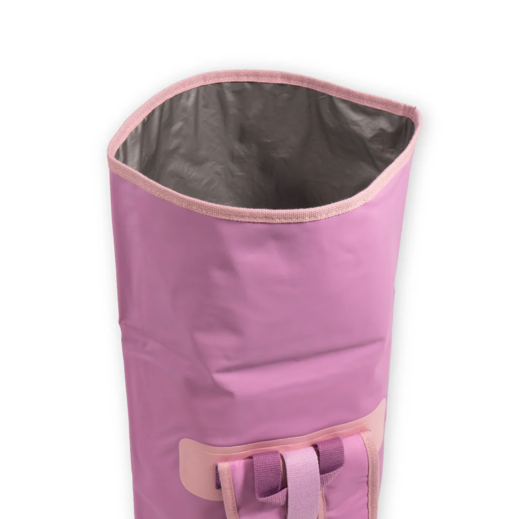 Combo 2 Mochilas Cooler Impermeable 15Lt Malva y Gris - Image 3