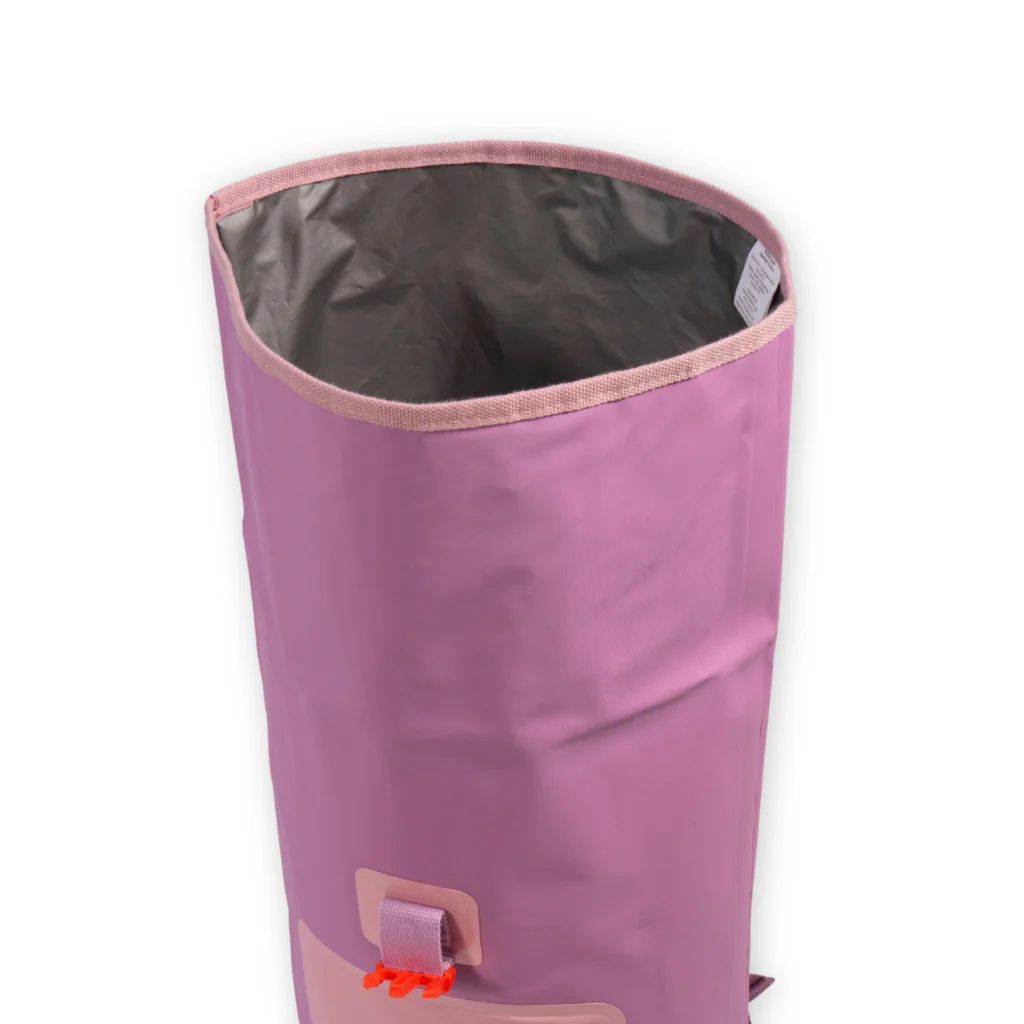 Combo 2 Mochilas Cooler Impermeable 15Lt Malva y Gris - Image 5