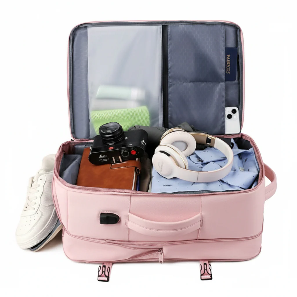 ✈️PACK EXCLUSIVO 2 Mochilas de Viaje Viral Cabina XL. 1 Mochila 36L Ripstop Pink🎒 y 1 Mochila 40L Black. Pack Travel - Image 5