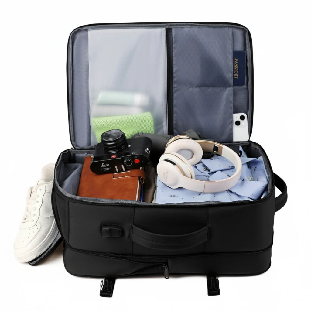 ✈️PACK TRAVEL EXCLUSIVO 2 Mochilas de Viaje Viral XL, 1 Beige y 1 Black 40L - Image 7