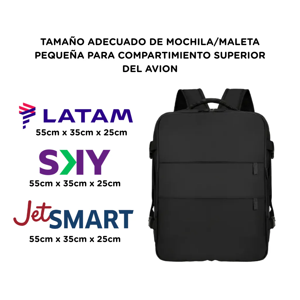 ✈️PACK EXCLUSIVO 2 Mochilas de Viaje Viral Cabina XL. 1 Mochila 36L Ripstop Pink🎒 y 1 Mochila 40L Black. Pack Travel - Image 15