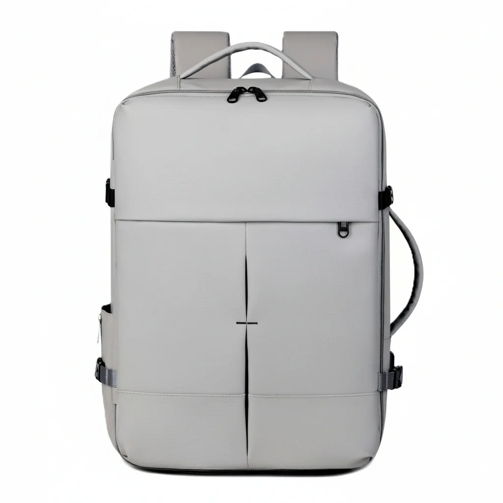 Combo 2 Mochilas de Viaje Viral Cabina XL. 1 Mochila 40L Black y 1 Mochila Impermeable Expandible 36 Litros. Navigator Ripstop Grey - Image 14