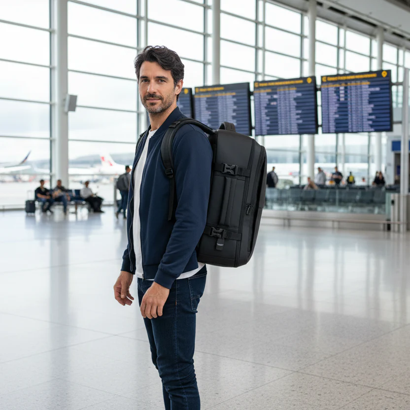 ✈️Combo 2 Mochilas Viaje Viral XL Navigator. 1 Mochila T90 Gris + 1 Mochila T91 Black - Image 8