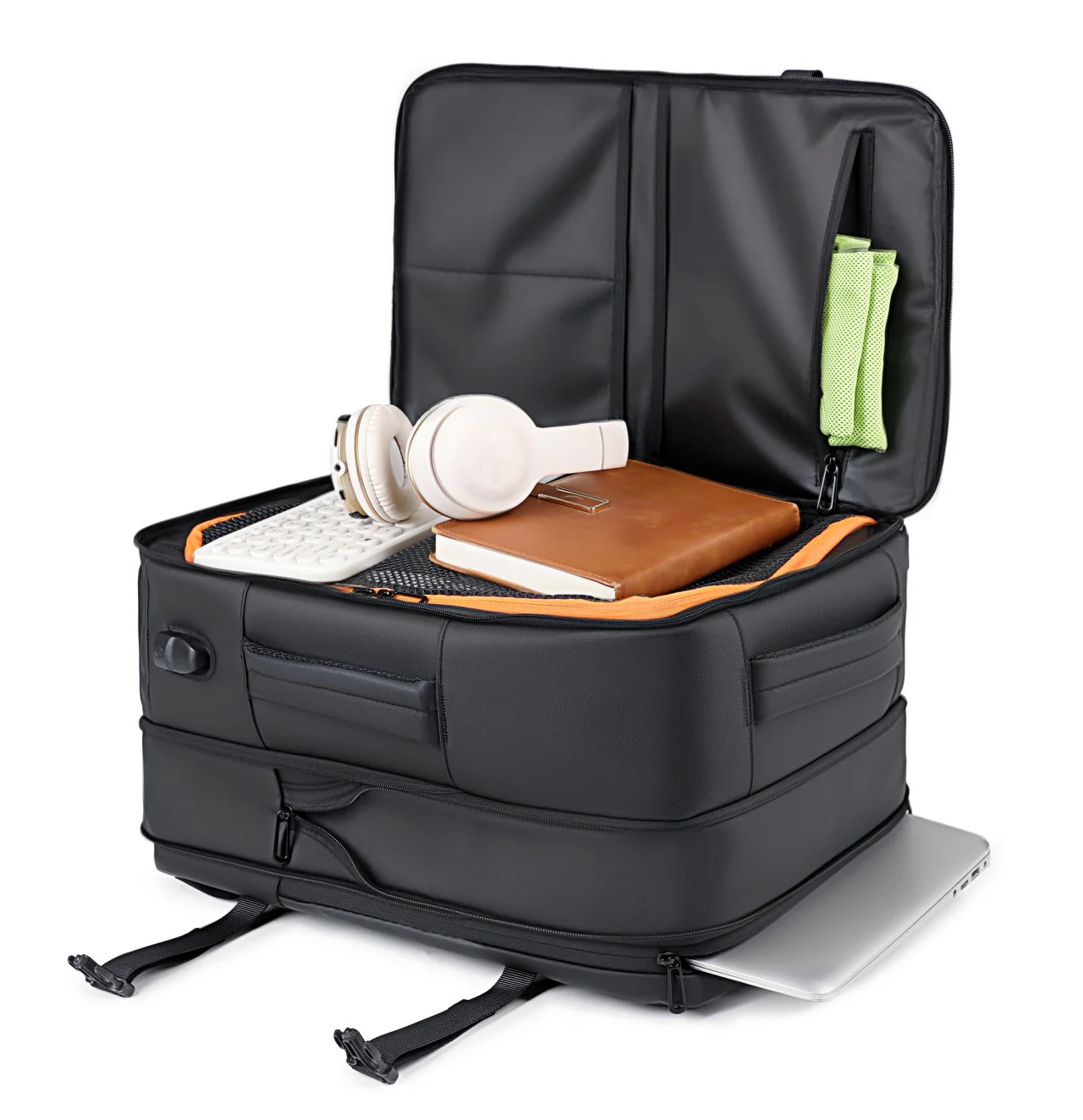 ✈️Combo 2 Mochilas Viaje Viral XL Navigator. 1 Space Grey + 1 Black. Pack Travel - Image 9