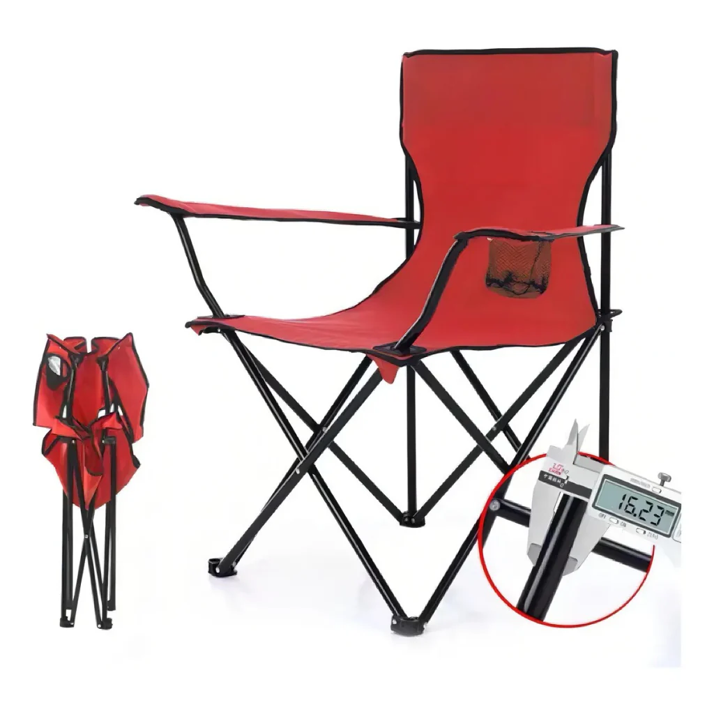 Combo 2 Sillas Plegables Apoya Brazos Rojo Navigator - Image 3