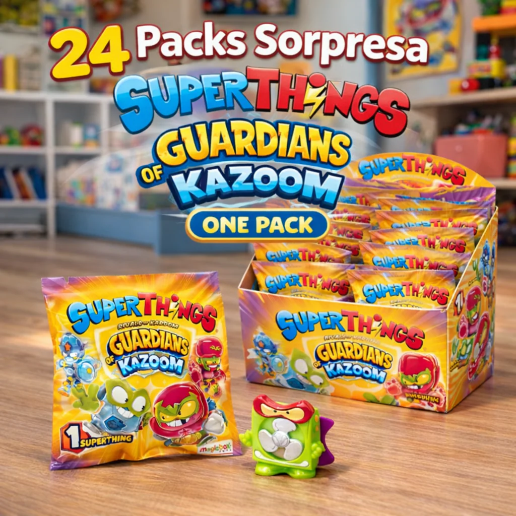 Combo 24 Figuras Sorpresa SuperZings Guardians One Pack