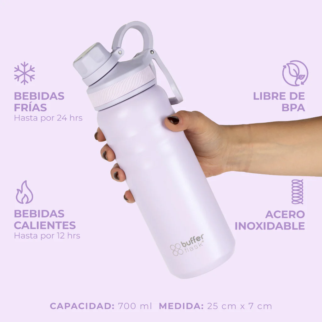 Combo 4 Botellas Térmicas Buffer Yosemite 700 ml Multicolor - Image 15