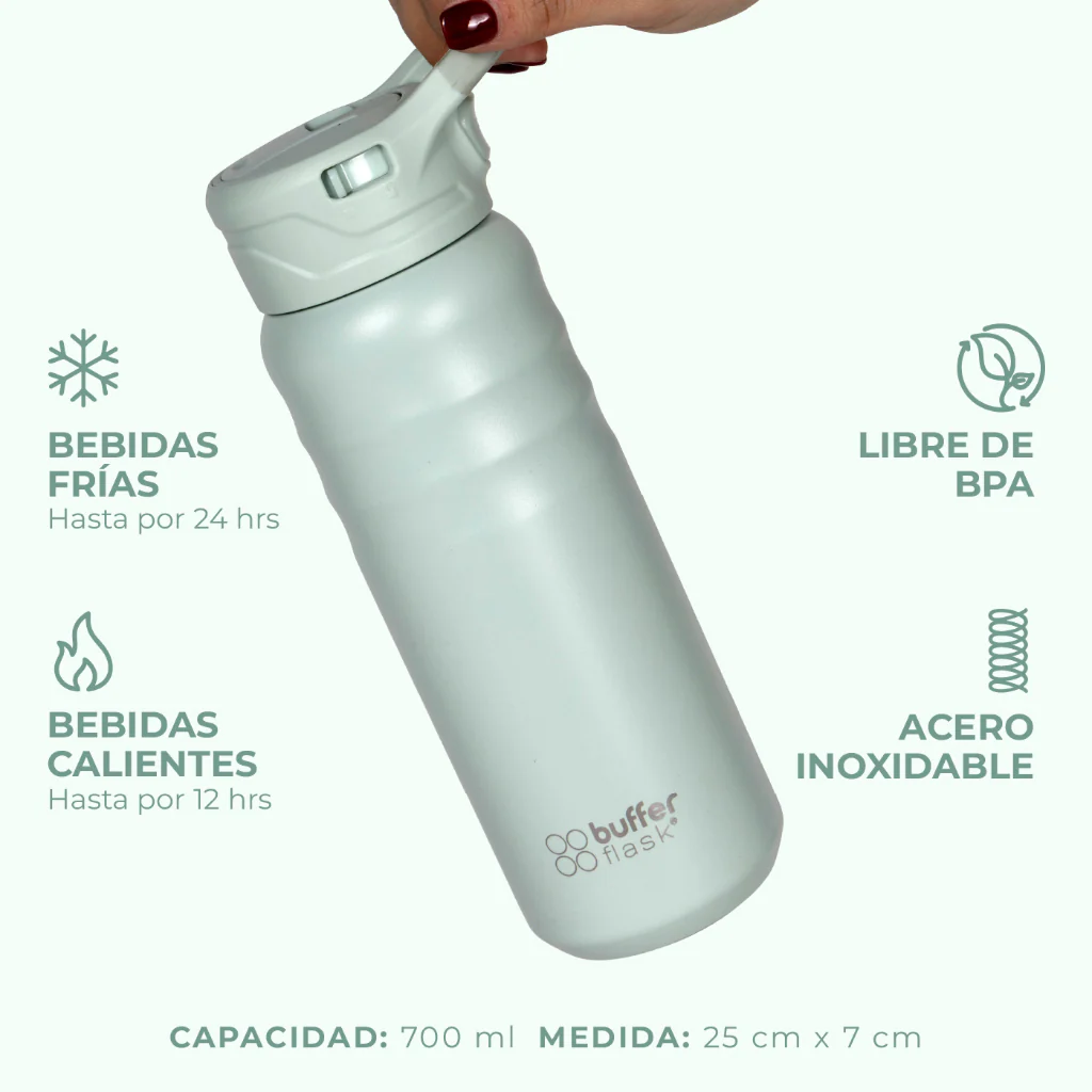 Combo 4 Botellas Térmicas Buffer Yosemite 700 ml Multicolor - Image 18