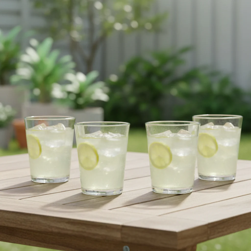 Combo 4 Vasos Acrílicos para Agua 400 ml (2 sets de 2 unidades)