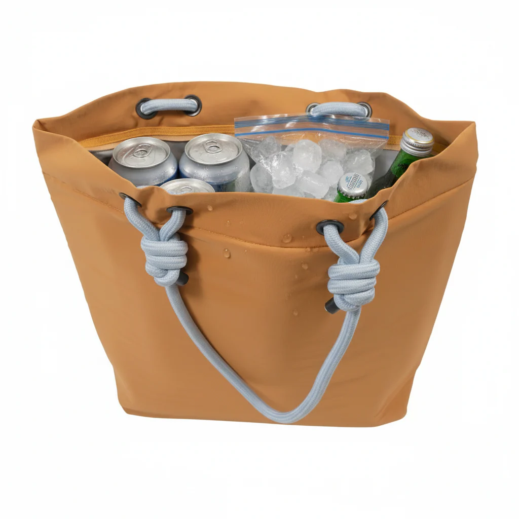 Combo Tote Bag Cooler 16.5Lt Beige +  Banano - Image 7