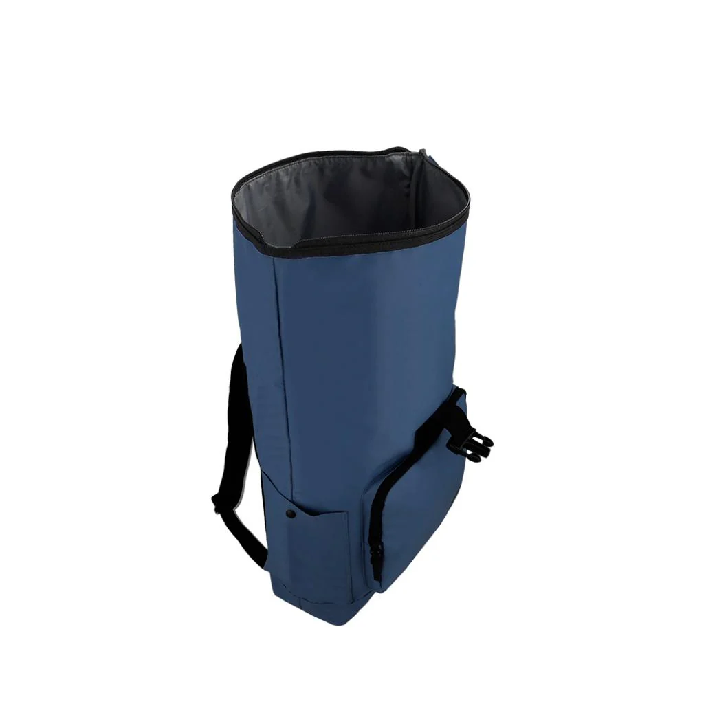 Combo Mochila Saxoline Preston Roll top 35L Blue  y banano celeste - Image 7