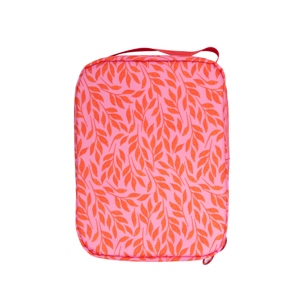 Combo Organizador de Viaje Cosmetiquero Coral y Banano Celeste - Image 6