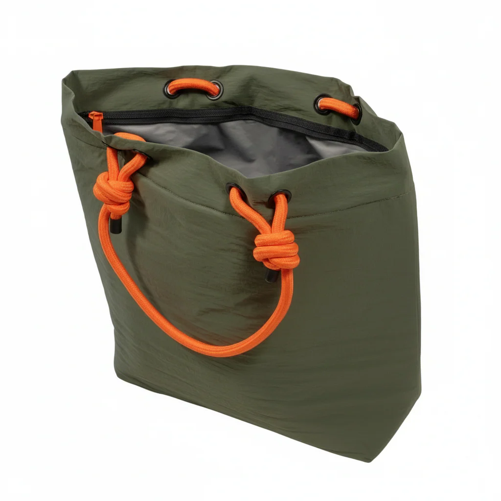 Combo Bolso Cooler Impermeable 16.5Lt Verde Oliva y Banano Rosado - Image 9