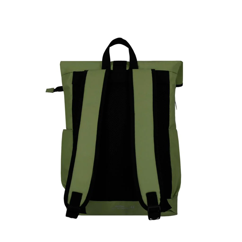 Combo Mochila Saxoline Preston Roll Top Olive Green 35 L  y banano rosado - Image 4