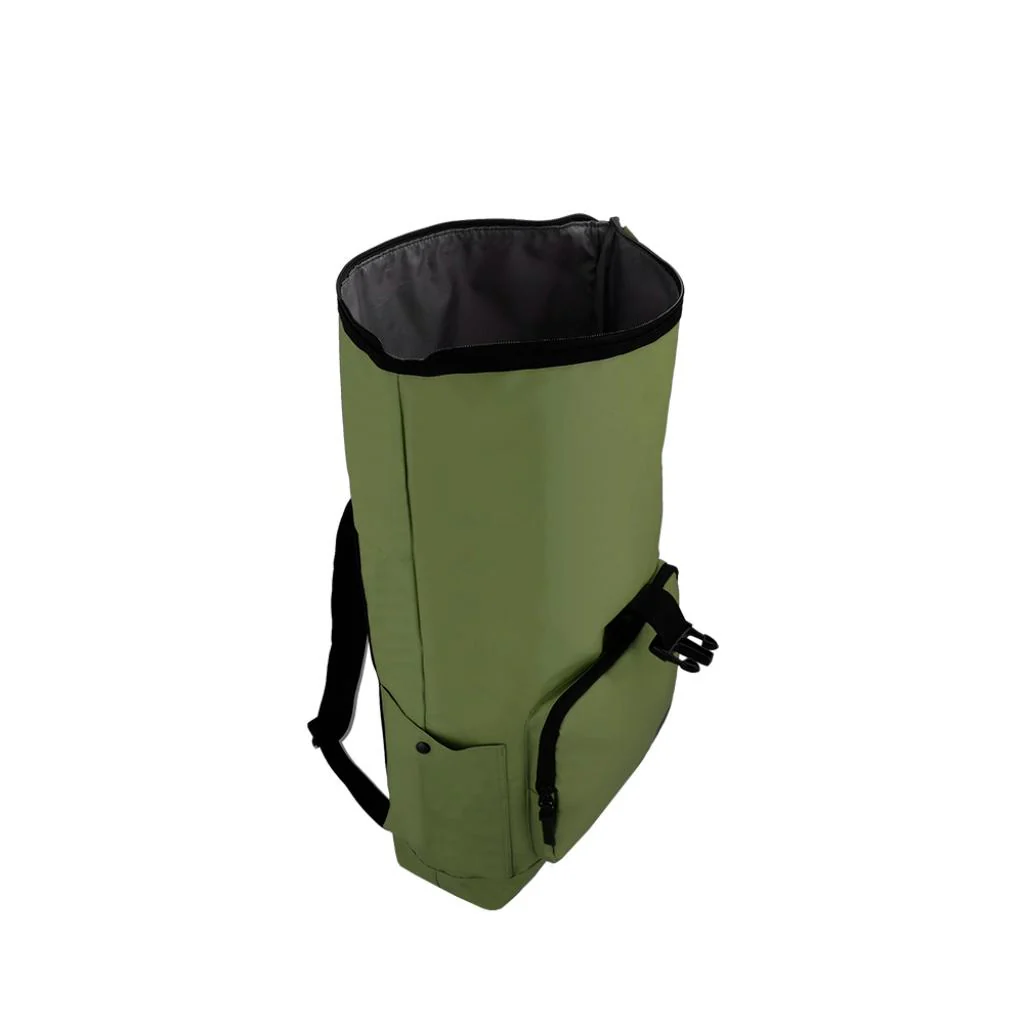Combo Mochila Saxoline Preston Roll Top Olive Green 35 L  y banano rosado - Image 5