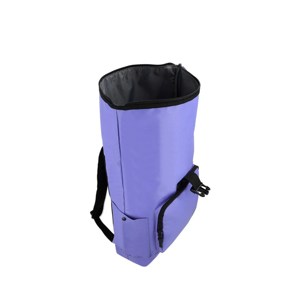 Combo Mochila Saxoline Preston Roll Top Violeta 35 L  y banano rosado - Image 5