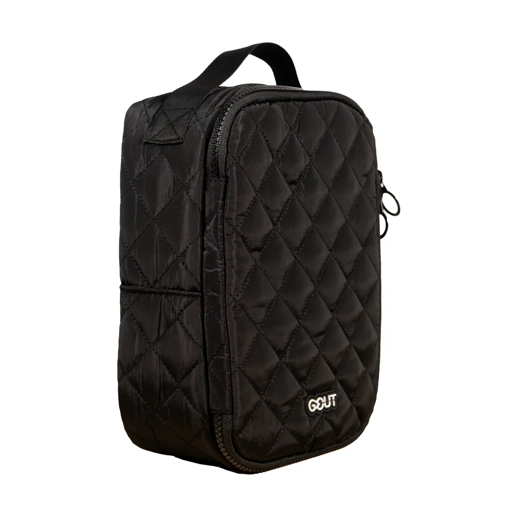 Combo Banano Silicona Rosado y Organizador de Viaje y Cosmetiquero 24cm x 18cm Gout Negro - Image 2