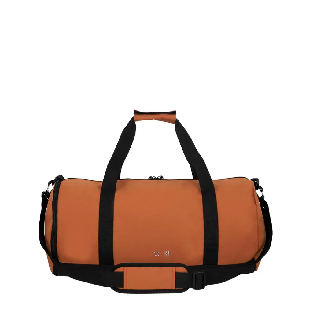 Combo: Bolso Duffel 40L - Large. Saxoline Nyla Brown + Mochila Saxoline Collins Beige 20 L - Image 11