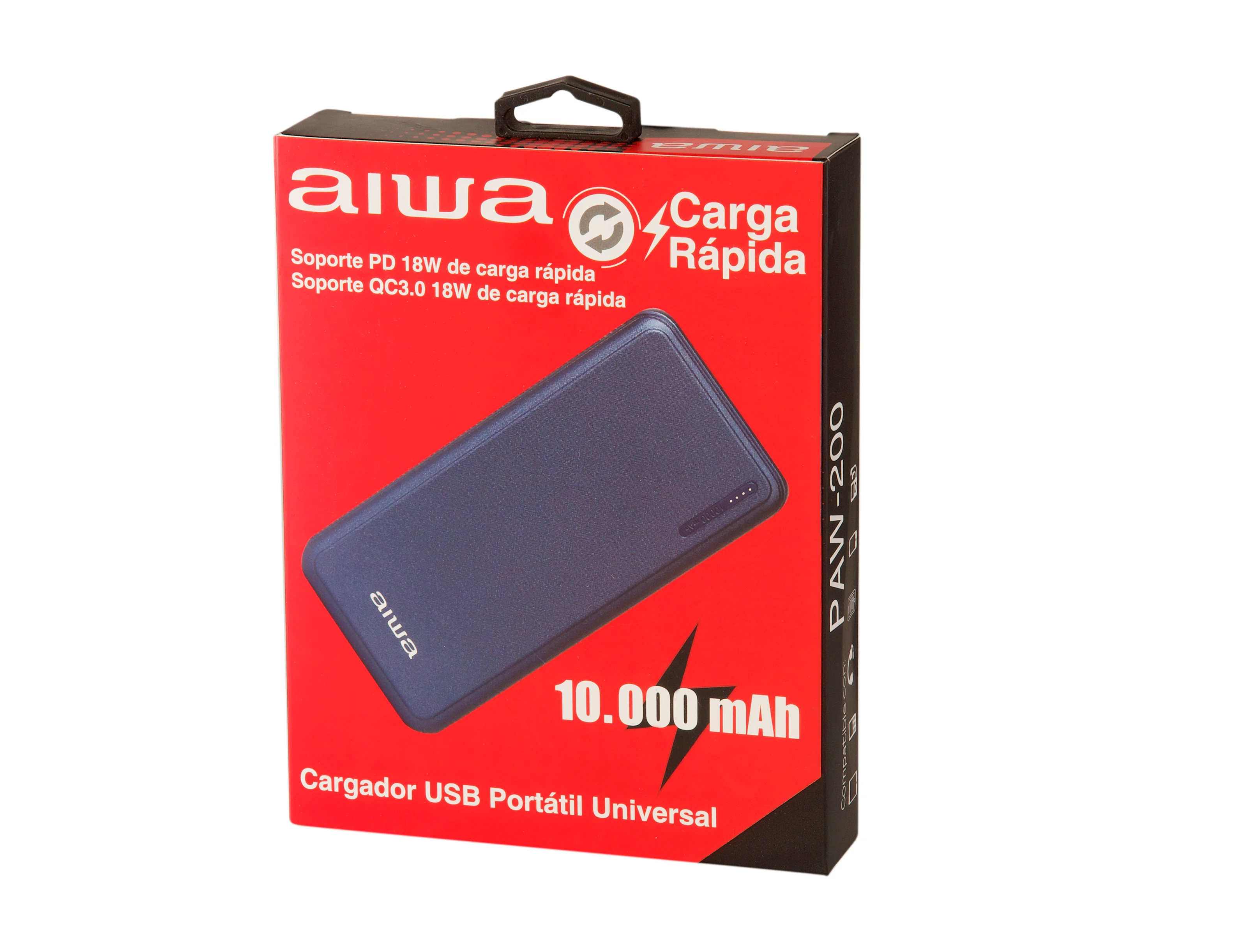 Combo: Botella Plegable Gout 700Ml Negra + Power Bank 10.000 Mah Aiwa Paw-200 + Bandolera XB 11565 Negra Navigator + Lentes De Sol Split - Image 11