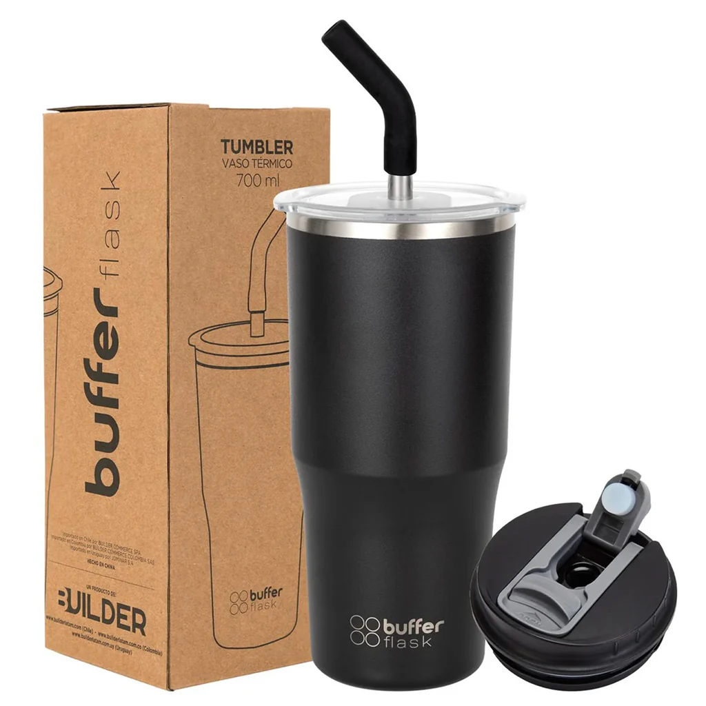 Combo Buffer 1 Mug Térmico Roques 750 ml Negro + 1 Botella Térmica Paine 1 Lt Negra - Image 3