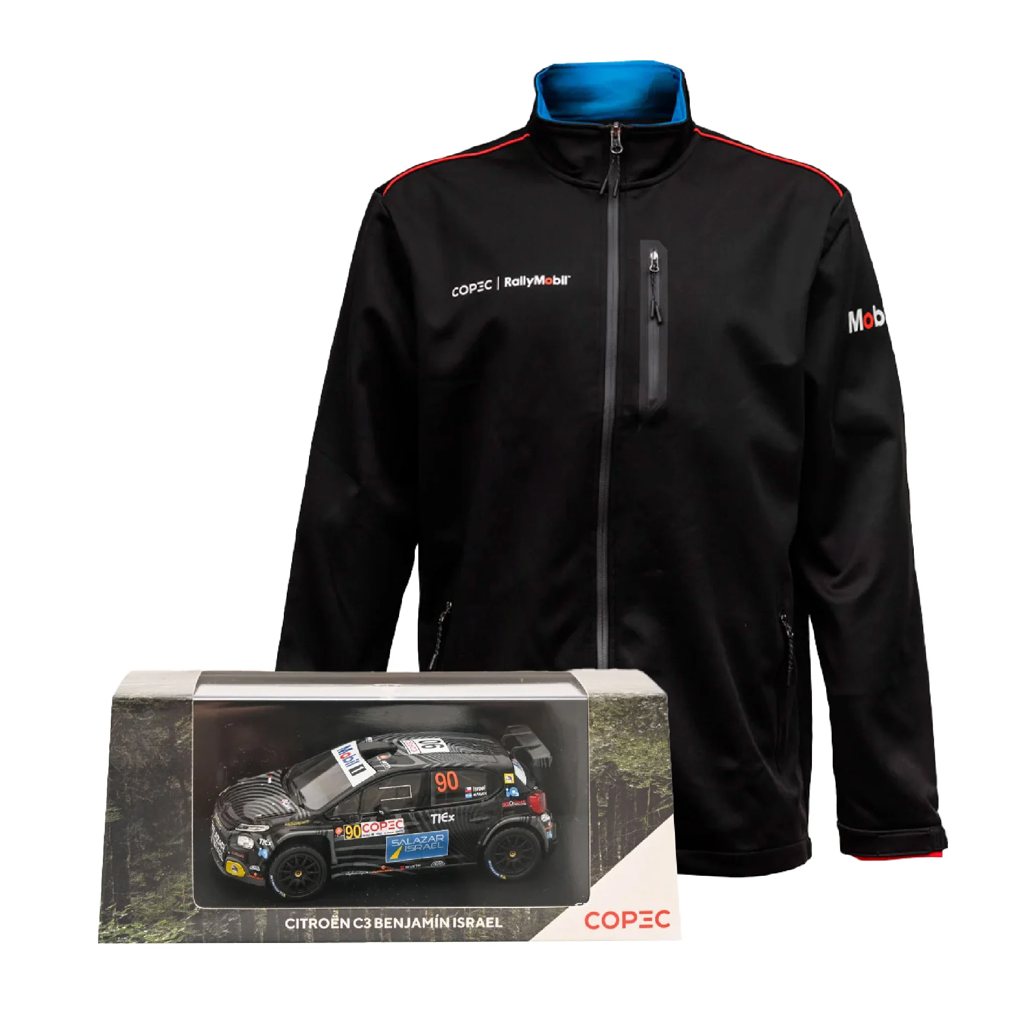 Combo Chaqueta Softshell WRC + Auto A Escala E.Fernandez