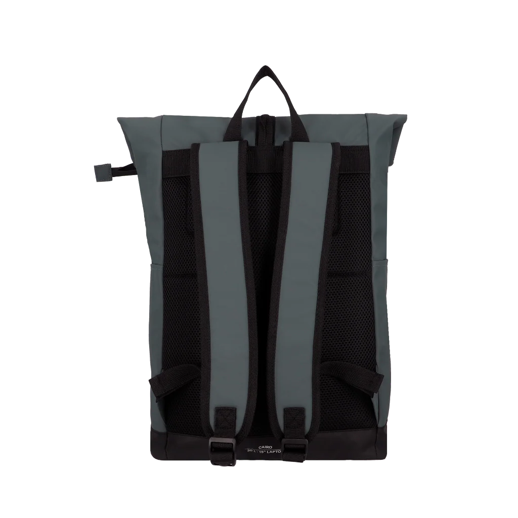 Combo 3x Estuche Ayla Negro + Mochila Cairo 30 Lts Gris + Lonchera Longboard Negro Saxoline - Image 13