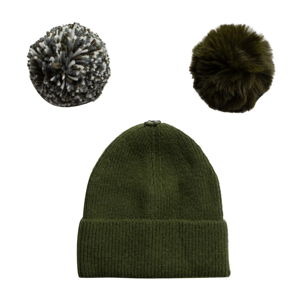 Combo Gorro Verde Pompón Intercambiable + Bandolera Verde Gout - Image 2