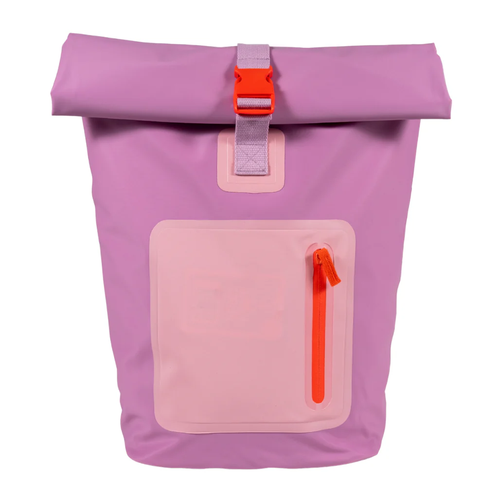Combo Icepack 1 Kilo + Mochila Cooler Impermeable 15Lt Malva - Image 5