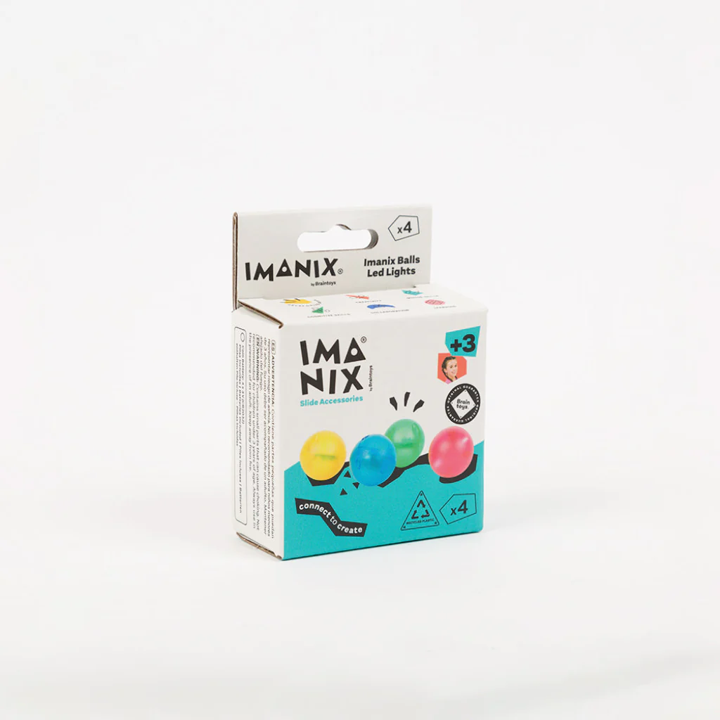 Combo Imablock Tobogán 100 Piezas + Imanix Led 4 Balls - Image 4