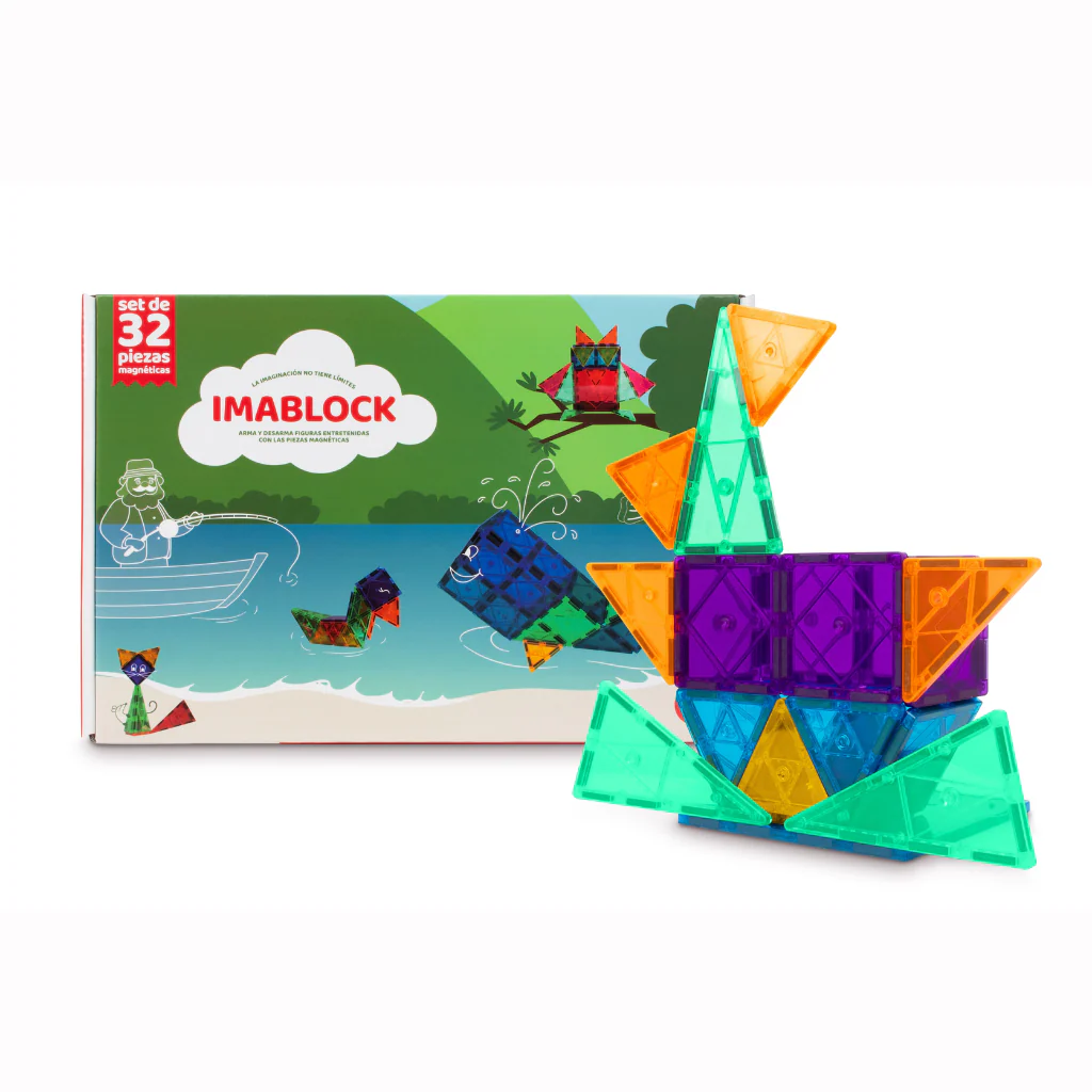 Combo Imanes IMABLOCK 32 piezas + 100 piezas - Image 2