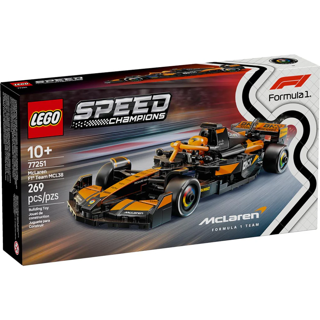 Combo LEGO Speed Champions McLaren MCL38 F1 + LEGO Autos F1 Coleccionables - Image 2