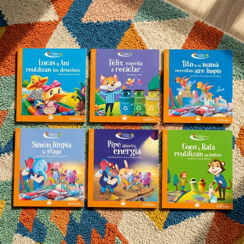 Combo Libros Infantiles Cuidado Del Medio Ambiente (6 Títulos) Mundicrom