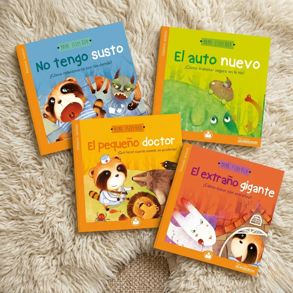 Combo Libros Infantiles Mamá Estoy Bien (4 Títulos) Mundicrom