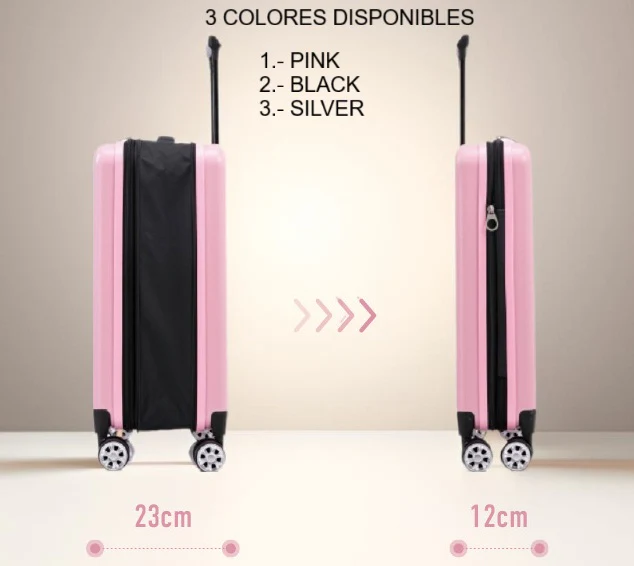 Combo Maleta Cabina Gout y Mochila Viaje Viral 36L Grey - Image 13