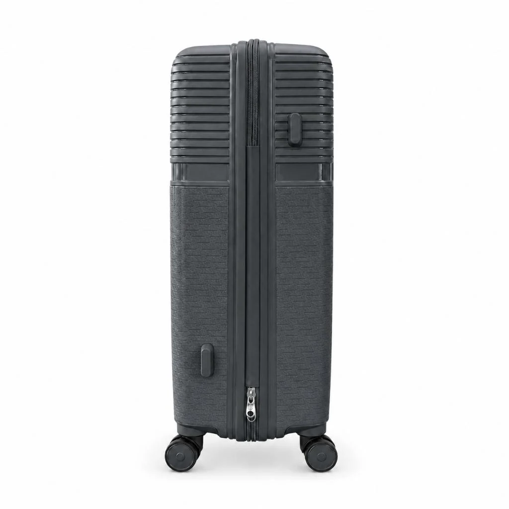 Combo Maleta M 24" Gris Grafito Marksman Ultra Resistente + Mochila Viaje Viral Resistente agua 30L Negro Sleve Expandible - Image 11