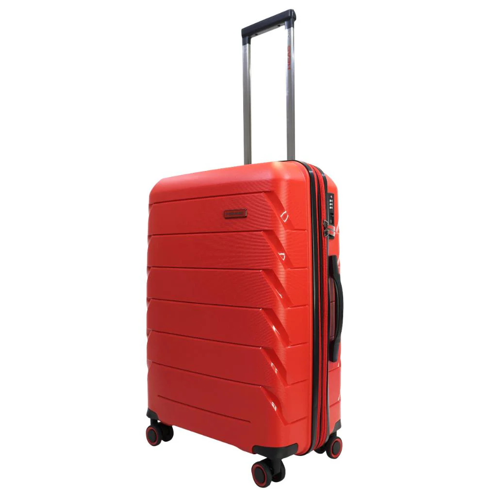 Combo Maletas Head UCR 1 Tamaño S y 1 Tamaño M Rojo + 1 Cosmetiquero Gout Negro - Image 4