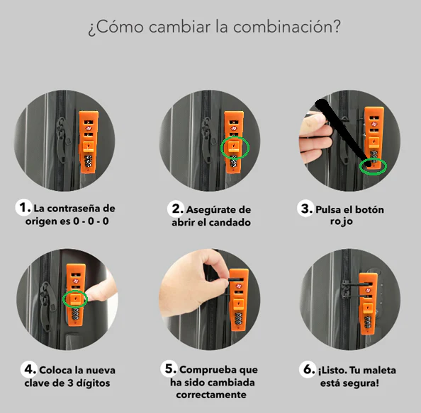 Combo Maletas Marksman L 28" y M 24" Negras + Maleta Kids Cocodrilo - Image 6