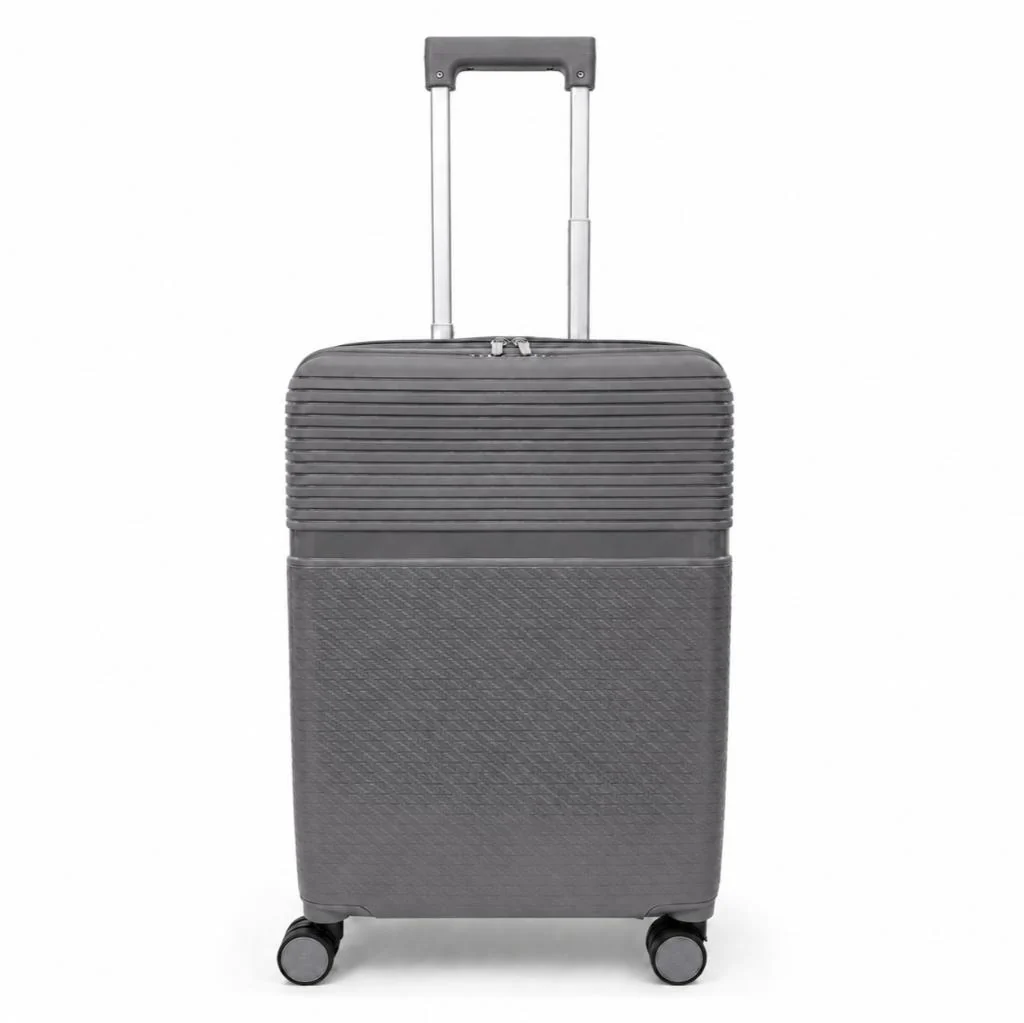 Combo Maletas Cabina Carry On y Mediana Ultra Resistente Premium Marksman Gris Grafito 20 (Cabina) y 24 Pulgadas (Mediana) - Image 3