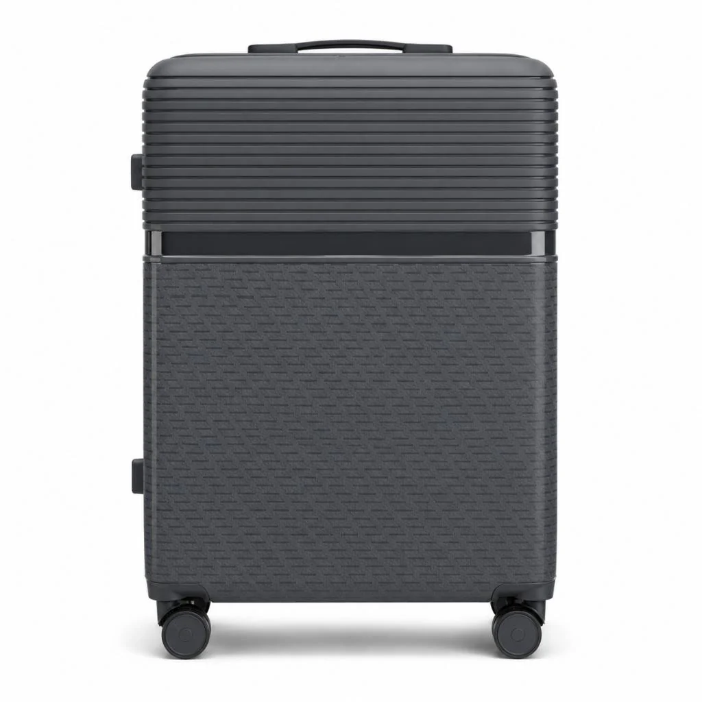 Combo Maletas Cabina Carry On y Mediana Ultra Resistente Premium Marksman Gris Grafito 20 (Cabina) y 24 Pulgadas (Mediana) - Image 9
