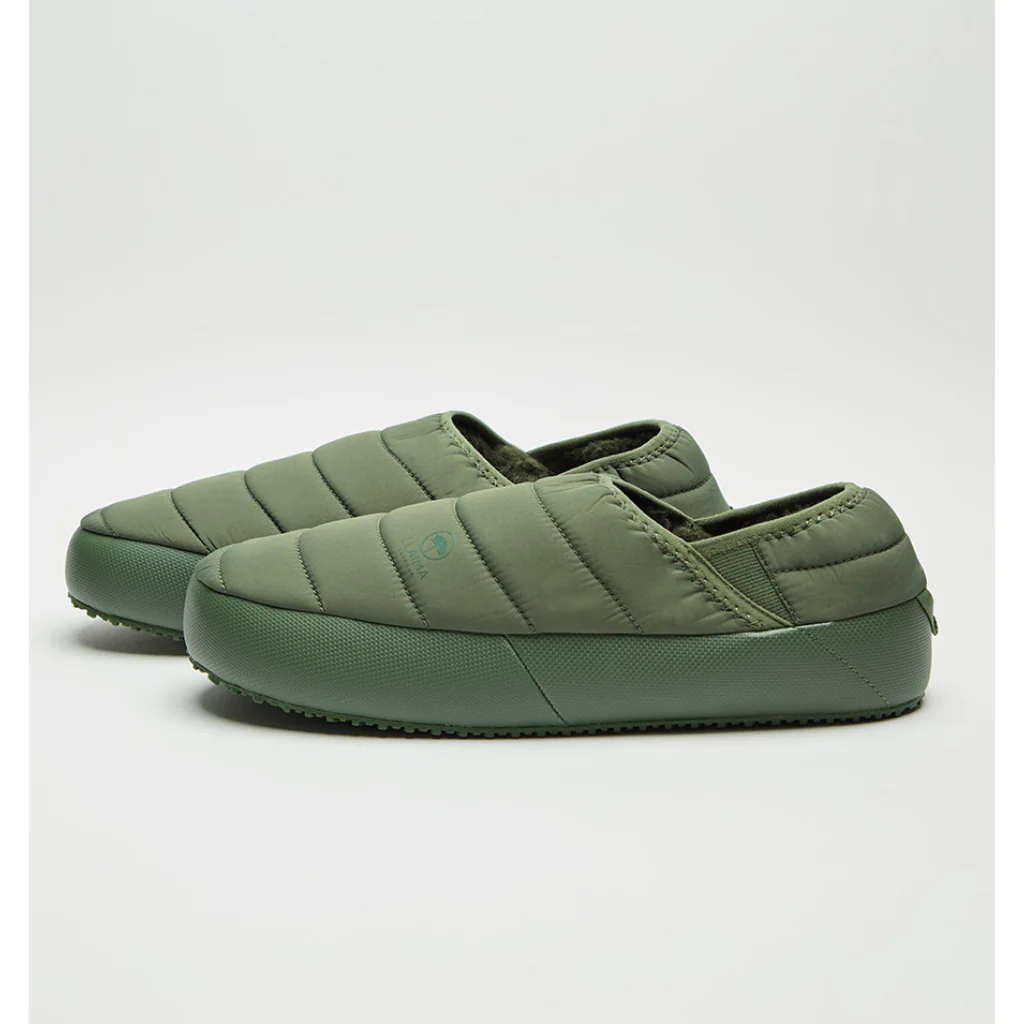 Combo Manta Sherpa Ecru + Pantufla Oliva Llaima - Image 7