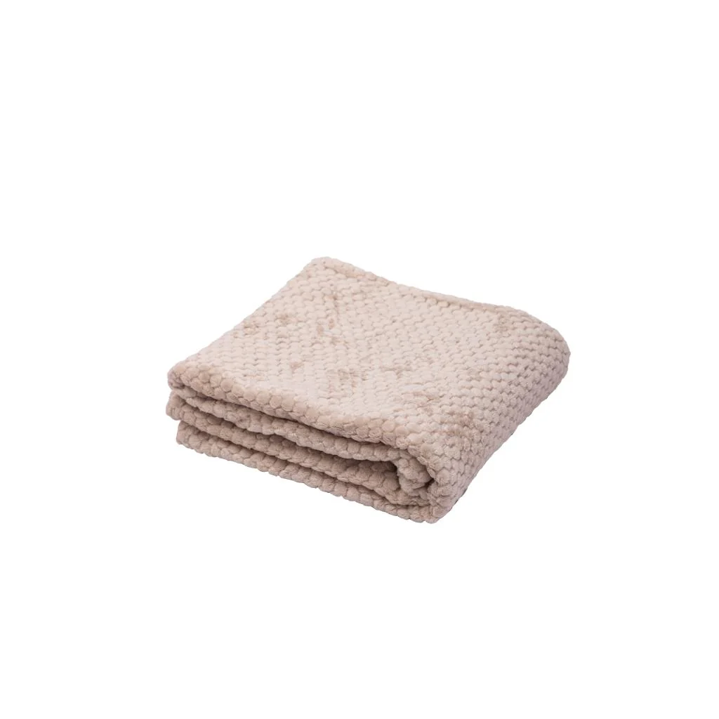 Combo Mantas Fleece Beige y Gris + Pantuflas Mujer Burgundy - Image 13