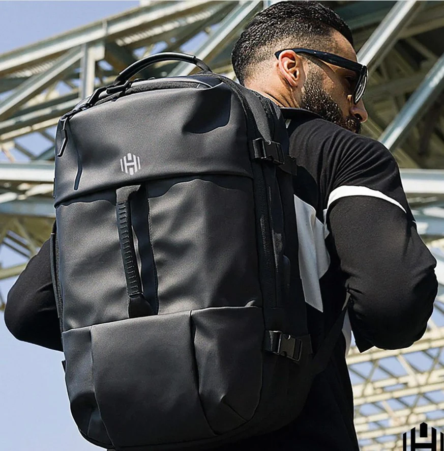 Mochila De Viaje 30L Hardley y Candado Negro (2 Piezas) - Image 12