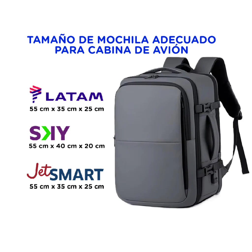 Combo Mochila de Viaje Viral 38L + Pantufla Llaima Outdoor - Image 14