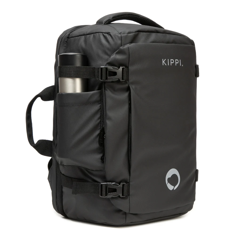 Combo Mochila de Viaje Viral 45L Kippi Negro + Bandolera Negra - Image 18