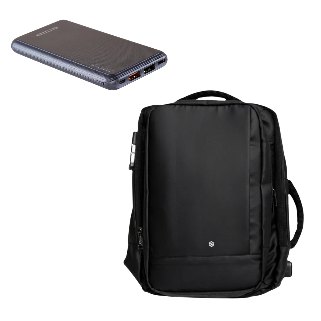 Combo: Mochila de Viaje Viral 30L + Batería Externa 10.000 Mah Aiwa Paw-200 - Image 2