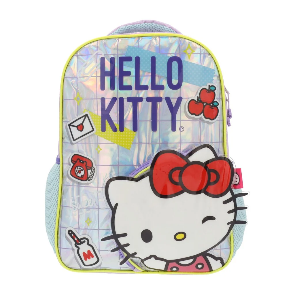 Combo: Mochila Hello Kitty Metalizada + Cuaderno De Actividades  + Estuche + Lápices Colores  + Snackbox B.Box Ocean Breeze - Image 14