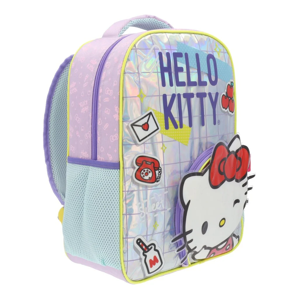 Combo: Mochila Hello Kitty Metalizada + Cuaderno De Actividades  + Estuche + Lápices Colores  + Snackbox B.Box Ocean Breeze - Image 21