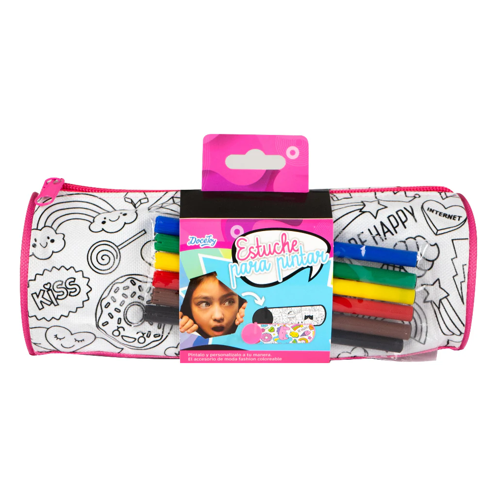Combo: Mochila Hello Kitty Metalizada + Cuaderno De Actividades  + Estuche + Lápices Colores  + Snackbox B.Box Ocean Breeze - Image 7