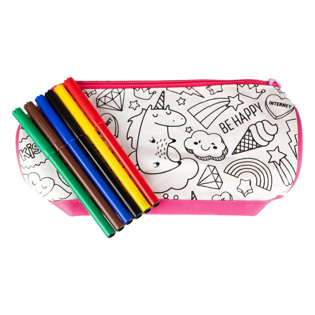 Combo: Mochila Hello Kitty Metalizada + Cuaderno De Actividades  + Estuche + Lápices Colores  + Snackbox B.Box Ocean Breeze - Image 8