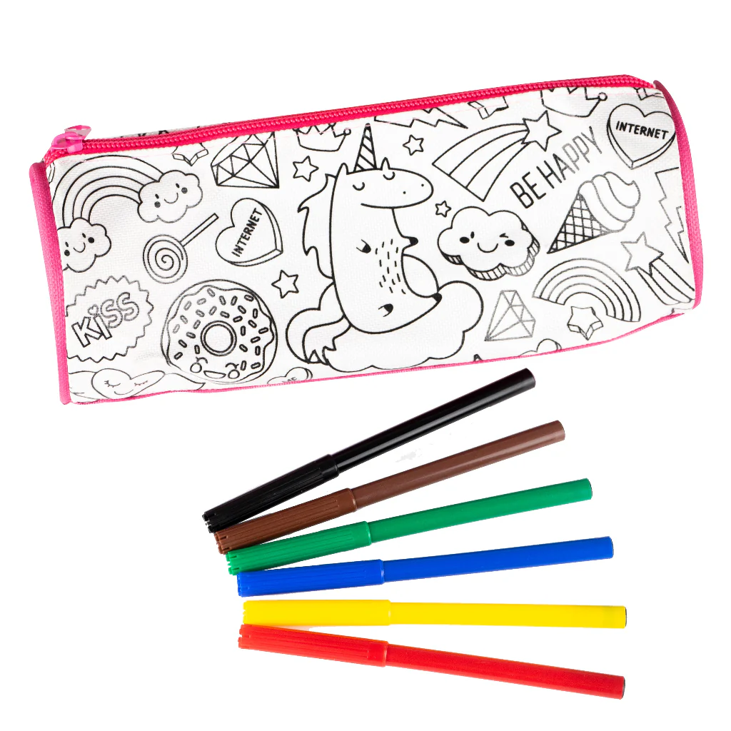 Combo: Mochila Hello Kitty Metalizada + Cuaderno De Actividades  + Estuche + Lápices Colores  + Snackbox B.Box Ocean Breeze - Image 9